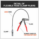Long Hose Clamp Pliers 24" Flexible Extension Wire Oil Fuel Hose Clip Remove-3