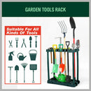 Rolling Garden Tools Storage Rack Long Short Handles Organizer Holders Fits 40-3