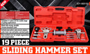 Slide Hammer Tool Kit Dent Puller Wrench Adapter Axle Bearing Hub Auto Repair-2