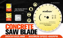 300mm/12" Concrete Saw Blade Masonry Cutting Disc Circular Diamond Stone Cutter-2