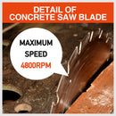 300mm/12" Concrete Saw Blade Masonry Cutting Disc Circular Diamond Stone Cutter-5