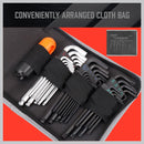 36-Piece Hex Key and Torx Key Set Metric & Imperial Allen Wrench with T-Handle-7