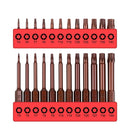 24Pc Torx Bit Set Star Head Screwdriver Bit Long Security Temper Proof T5-T40-1