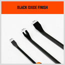 3Pc Impact Pry Bar Set Crowbars Nail Puller Go-Through Hammer Head Mechanic New-6