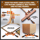 90° Degree Corner Clamp Welding Vice Woodworking Alloy Body With Quick Release-6