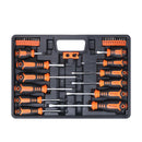 33Pc Magnetic Screwdriver Set Phillips Slotted Pozidrive Torx Power Bits Holder-1