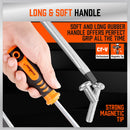 33Pc Magnetic Screwdriver Set Phillips Slotted Pozidrive Torx Power Bits Holder-5