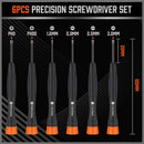 6Pc Precision Screwdriver Set Phillips Slotted Electronic PC Repair Small Driver-3