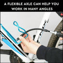 58Pc Ratchet Screwdriver Bits Set Nut Driver Setter Hex Torx Key Phillips Slot-9