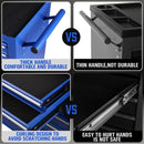 7-Drawer Drawer Tool Box Trolley Cabinet - Blue or Black Heavy Duty Tool Chest Garage Storage Cart Organizer-7
