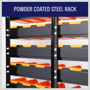 50-Piece Bin Wall Mounted Parts and Tool Storage Rack Organizer Rack for Workshop Tools-8