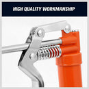 2-WAY Mini Grease Gun Manual Pistol Grip With 3OZ Cartridge Flexi Hose & Coupler-7