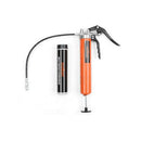 18'' Manual Pistol Grip Grease Gun Flow Pressure 4500PSI Flexi Hose & Coupler-1