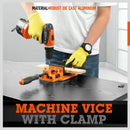 90mm Drill Press Bench Vice Quick Release Clamp Jaw Soft Grip Hand Pads Woodwork-5