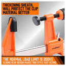 2Pc F-Clamps 60x300mm Heavy Duty Steel Bar Quick Release Grip Handle Woodworking-5