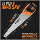20" Hand Saw Sharp Cut Wood Plastic Cutting Heavy Duty Crosscut Saw 600mm Long-3