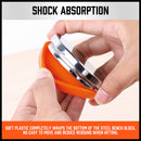 3" Steel Bench Block Round Jewelry Stamping Tool Mirror Polishing with 2-Punches-5