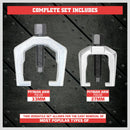 5Pc Front End Service Kit Pitman Arm Tie Rod Bearing Puller Ball Joint Separator-6