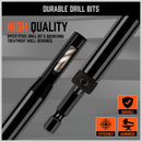 14Pc Self-Centering Hinge Tapper Core Drill Bit Set Center Drill 1/4" Hex Shank-6