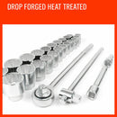 27Pc Heavy Duty Socket Wrench Set 3/4" Drive Metric & Imperial Extension Case-4