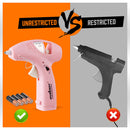 Cordless Hot Glue Gun 20 Glue Sticks & Batteries Included Craft DIY Repair Tool-9