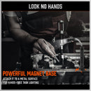 3Pc Magnetic Pick Up Tool Swivel Inspection Mirror Flexible Telescope LED Light-8