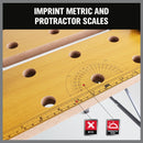 Foldable Work Bench Mobile Sawhorse Garage Trestle Wood Cutting Anti-slip Table-4