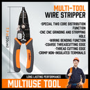 8" Wire Stripping Tool Wire Cutter Hand Crimping Pliers Strip Cutter Insulated-3