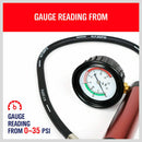 Universal Cooling System Radiator Pressure Tester Gasket Test Kit Leak Detector-6