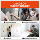 2LB Dead Blow Rubber Mallet Hammer Non Slip Soft Face Auto Car Repair NEW-6