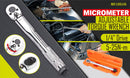 1/4" Drive Click Torque Wrench 5-25NM Ratchet Spanner Adjustable Hand Repair New-2