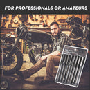 8Pc Heavy Duty Long Pin Punch Set 2.4 to 10mm Drift Roll Nail Steel Flat End New-8