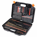 246Pc Combination Drill Bits Set Wood Hole Saw Metal Cement Screwdriver Drilling-1