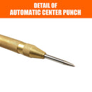 125mm/5" Automatic Centre Punch Adjustable Spring Loaded Metal Drill Tool Glod-6