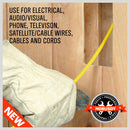 3.3m ⏀ 4mm Fibreglass Electricians Push Pull Rods Cable Cavity Contractors Duct-3