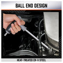 18-Piece T-Handle Hex Key Set, SAE/Imperial & Metric Sizes Allen Wrench Set Long Arm with Ball End-9