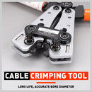 6-50 mm2 Wire Crimper Cable Crimp Electric Tube Crimping Hand Tool Battery Lug-3