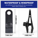8Pc Awning Tarp Clamp Set Clips Hangers Survival Tent Emergency Grommet-4
