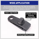 8Pc Awning Tarp Clamp Set Clips Hangers Survival Tent Emergency Grommet-5