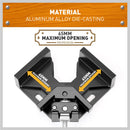 2x 90° Quick Right Angle Clamps Corner Clamps Vise Wood-working Welding Holder-8