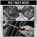 HORUSDY 6Pc Magnetic Screwdriver Set Non-slip Handle Phillips Slotted Tool New-8