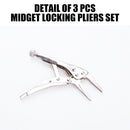 Vice Grip Locking Pliers Curved Jaw Auto Locking 235mm Long With Soft Grip-7