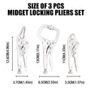 Vice Grip Locking Pliers Curved Jaw Auto Locking 235mm Long With Soft Grip-9