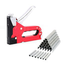 Heavy Duty Staple Gun Set 2in1 Stapler 1500Pc Staples Tacker Hand Fastener Tool-1