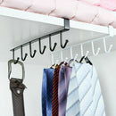 Under Cabinet Hanger 6 Hooks White-3