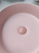 2020 Matte Pink Round 360 mm Dia top counter basin porcelain sink-2