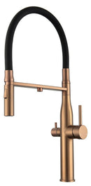2024 WELS Kitchen Mixer brushed Copper Pull Out Spray 3 way filter Faucet s/s 304 Tap-1