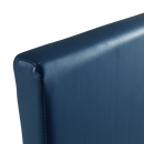 Single PU Leather Bed Frame Blue-4