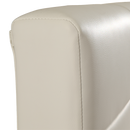 Double PU Leather Deluxe Bed Frame White-5