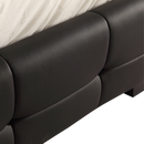Double PU Leather Deluxe Bed Frame Black-6
